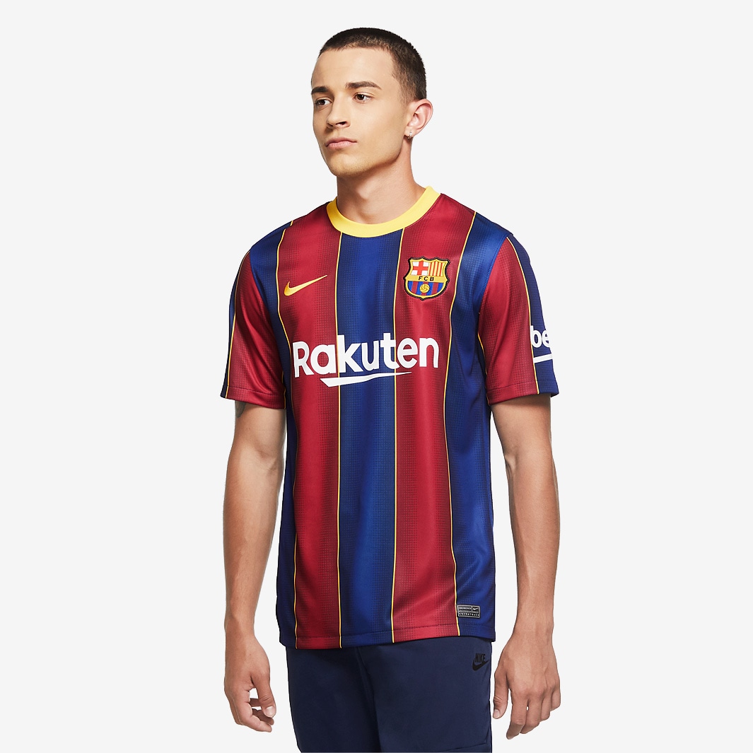 Nike FC Barcelona 20/21 Home Stadium SS Jersey - Deep Royal Blue ...