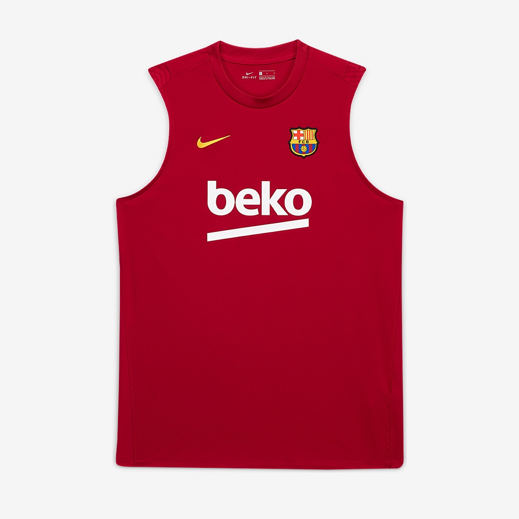 Haut sans manches Nike FC Barcelone 20/21 Strike Rouge noble
