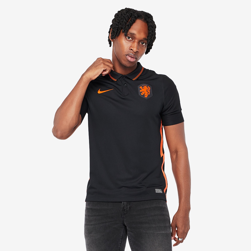 Nike Netherlands T-Shirt (Black/Orange) - Soccer Wearhouse
