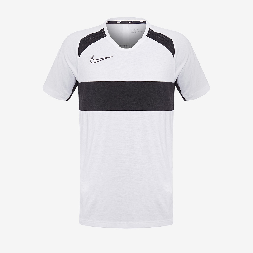 Camiseta de Manga Corta Nike Academy para Niños - Blanco/Negro/Negro - Ropa Deportiva | Pro:Direct Soccer