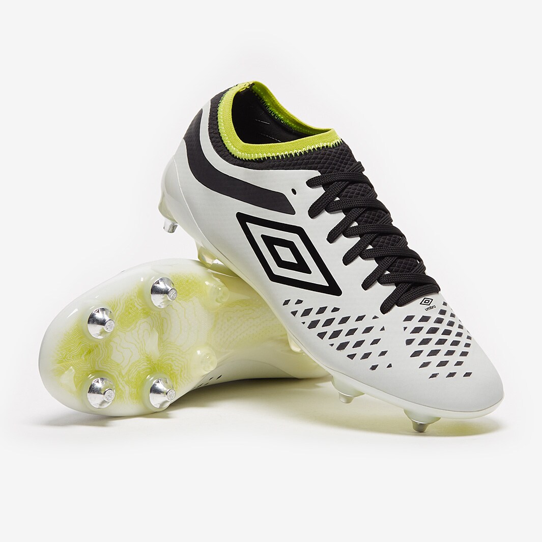 Umbro Velocita IV Pro SG - White/Black/Acid Lime - Soft