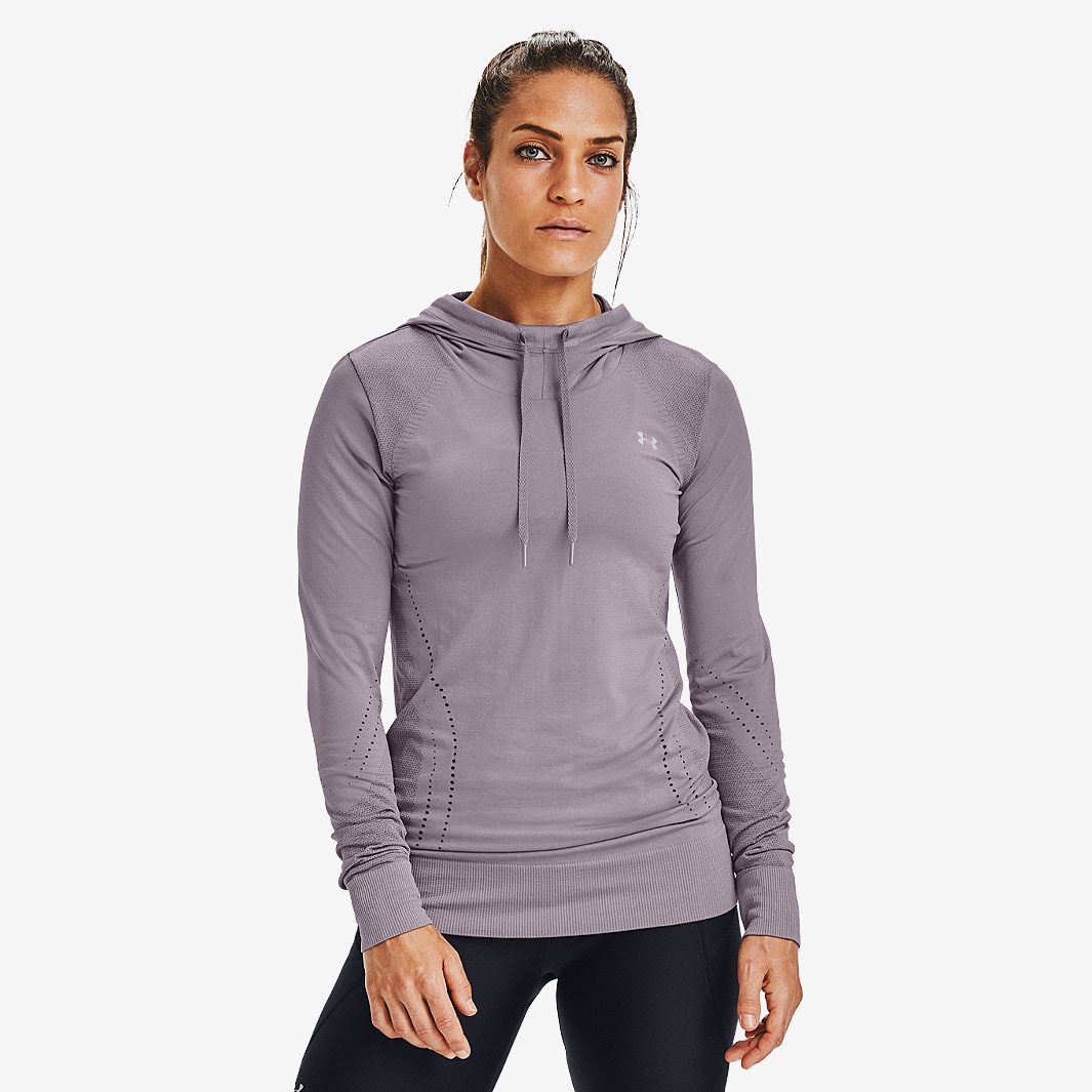 Clothing Grey And Purple Under Armour Hoodie Under Armour Womens