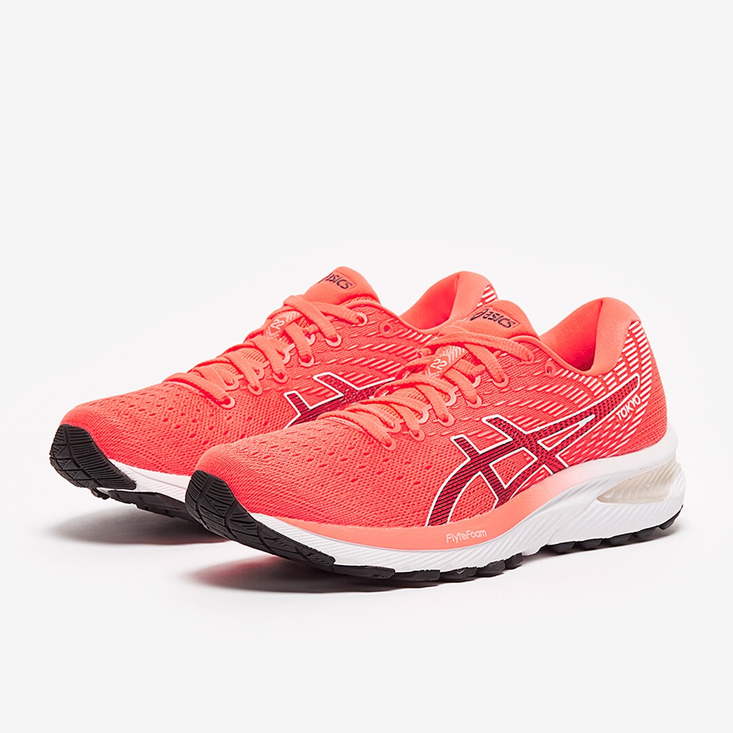 ASICS Femme Gel-Cumulus 22 Tokyo Rouge/Lever de Soleil/Noir