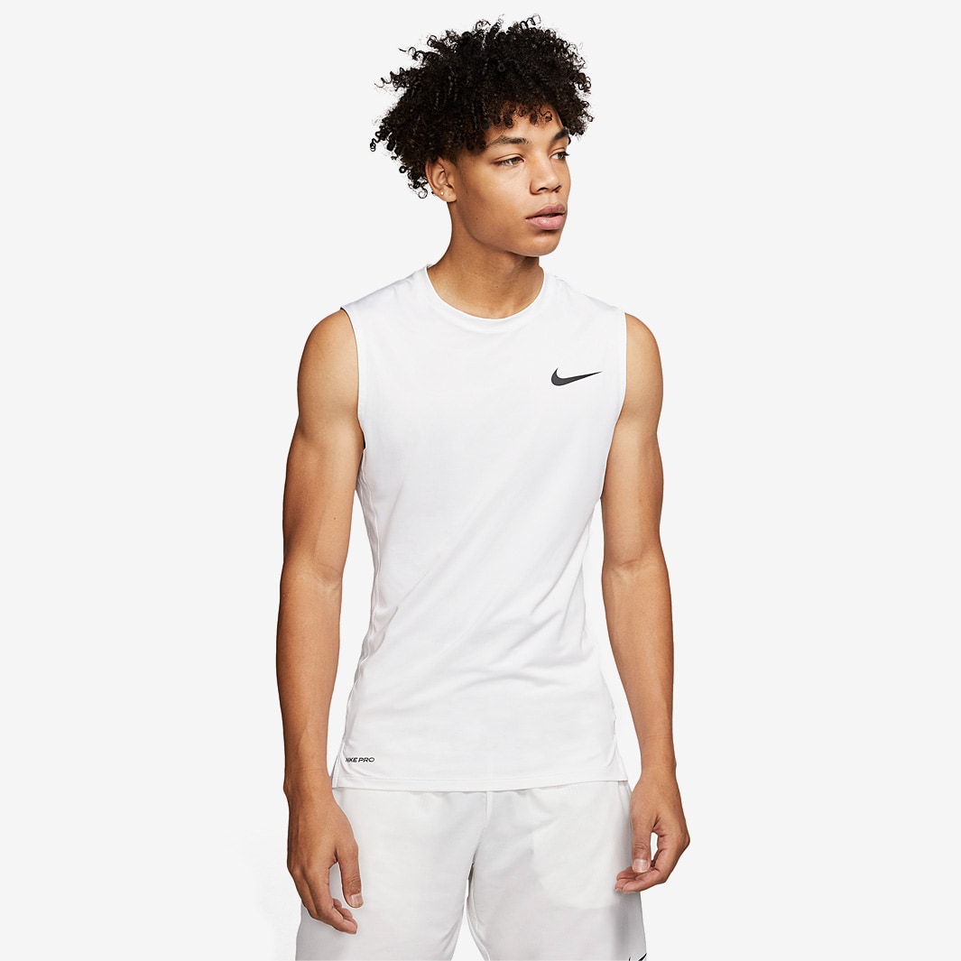 Camiseta Sin mangas Nike - Blanco/Negro - Blanco/Negro - Ropa para hombre | Pro:Direct Soccer