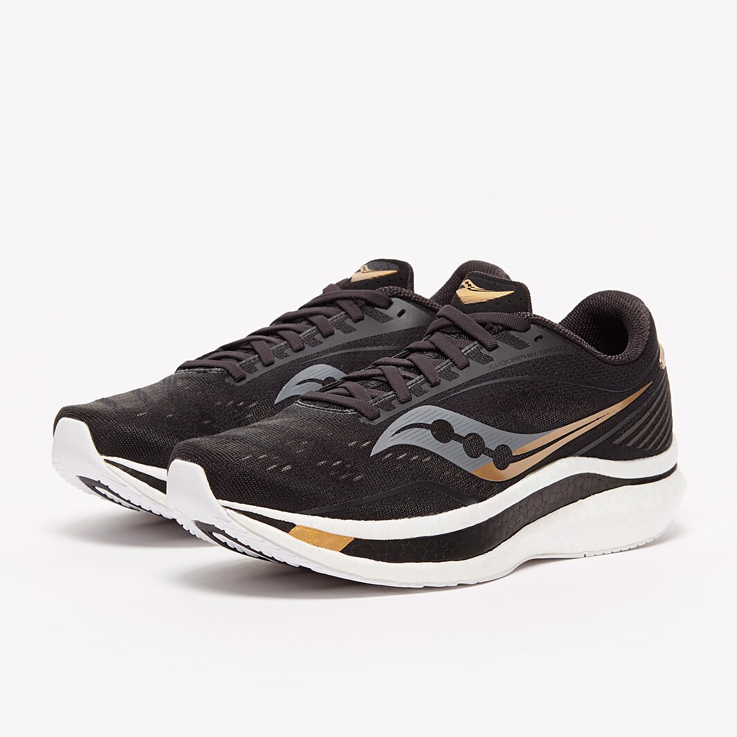 Saucony Endorphin Speed Black/Gold Mens Shoes ProDirect Running
