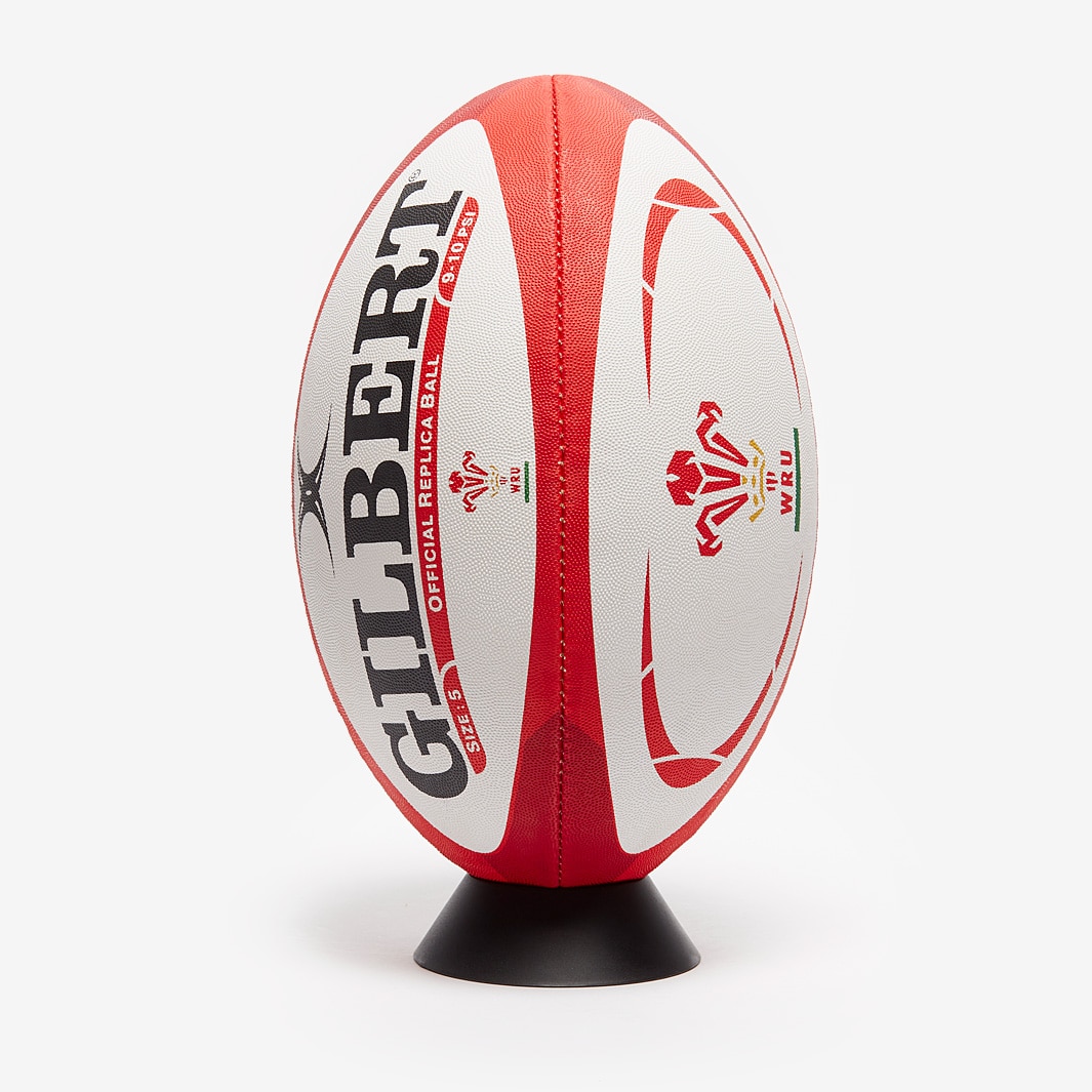 Gilbert Wales Replica Ball White/Red Rugby Balls ProDirect Rugby