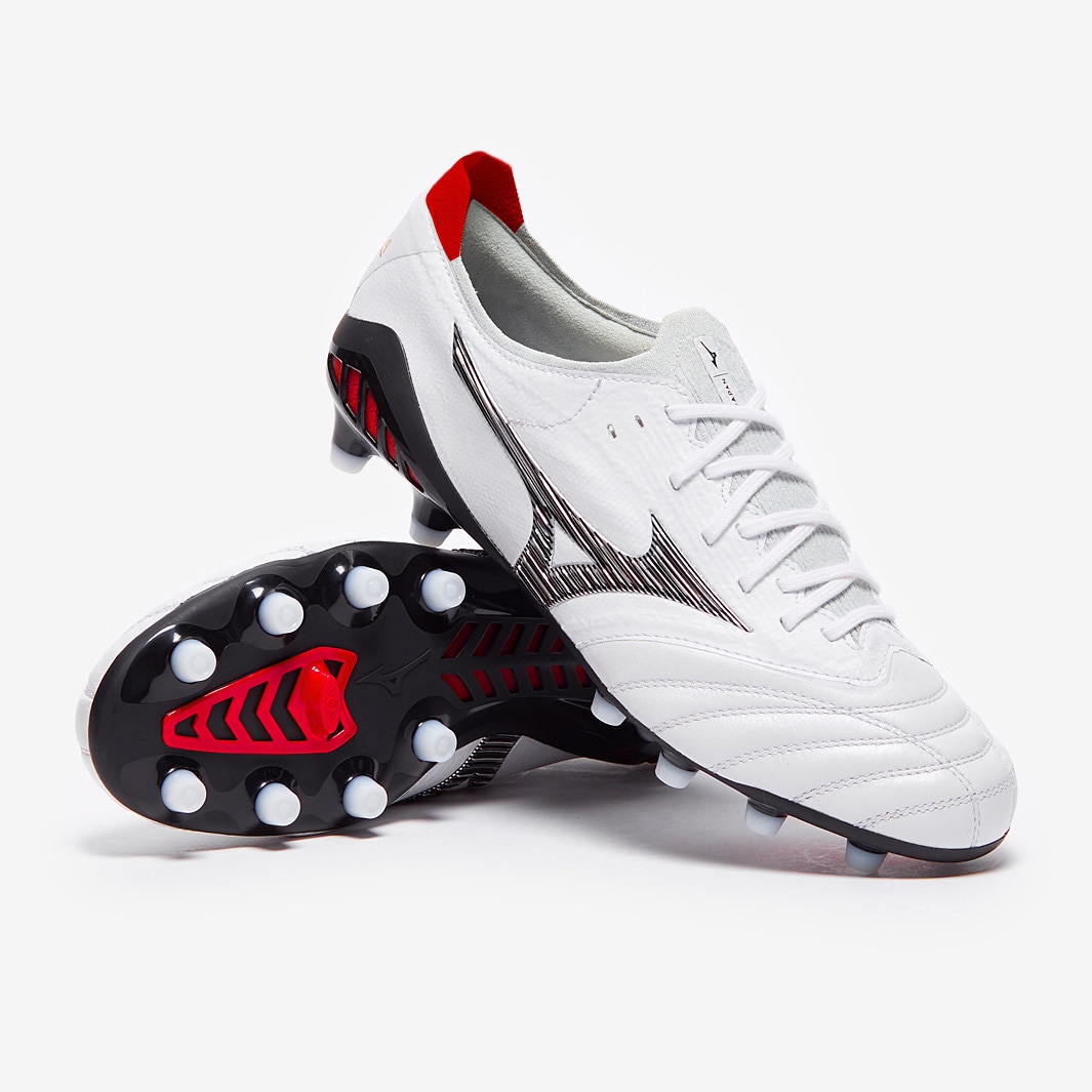 Mizuno Morelia Neo 3 ß Made In Japan FG - White/Black/Chinese Red