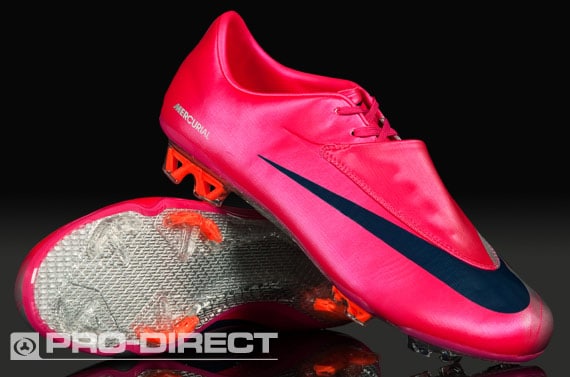 Nike Soccer Shoes - Nike Mercurial Vapor VI - Firm Ground - Cleats - Cherry/Obsidian/Silver