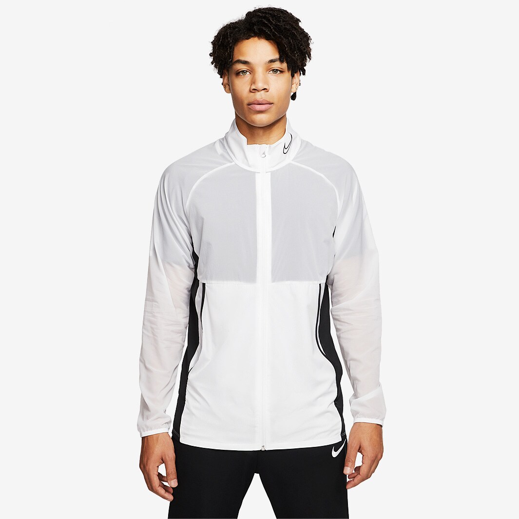 Nike Dry Academy Jacket - White/Black/Black - Jackets - Mens Clothing