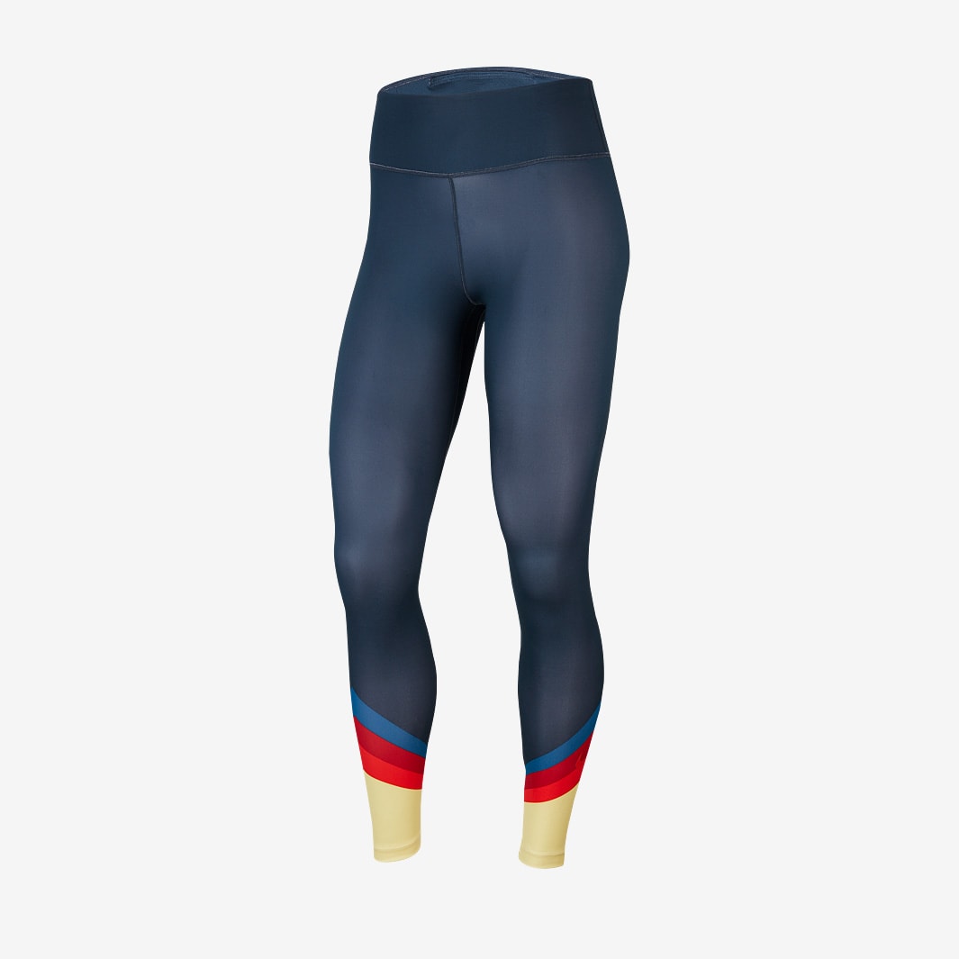 Nike Womens Club America 2020/21 Tights - Armory Navy/Lemon Chiffon - Pants  - Womens Replica |