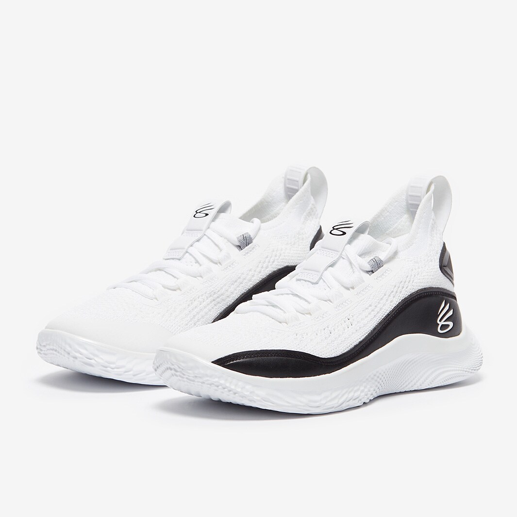 Kids Shoes - Under Armour Curry 8 Older Kids (GS) - White - Trainers ...