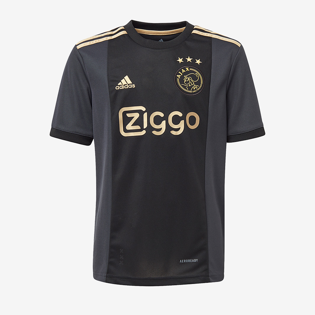 adidas Ajax 20/21 Youths Third Shirt Black Boys Replica Tops