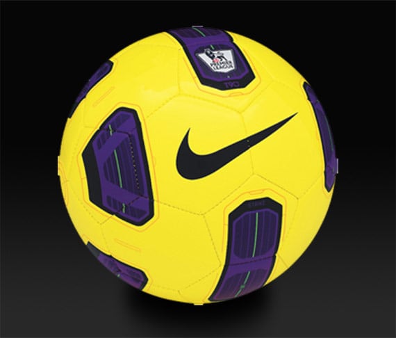 Balón de - Nike - Total 90 Strike Hi-Vis - Réplica - Premier League - Amarillo/Púrpura | Pro:Direct Soccer
