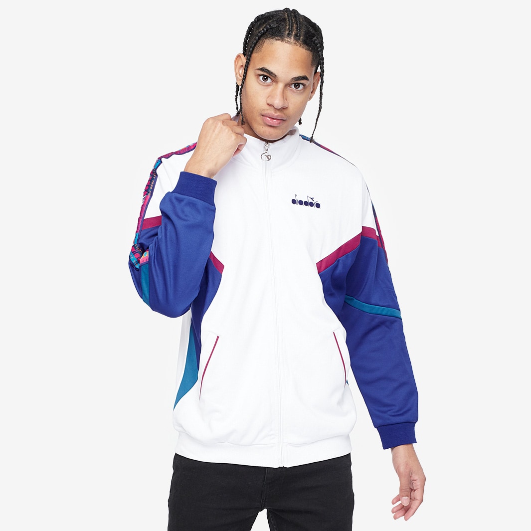 Giacca Diadora Offside Track Bianco Ottico Bianco Ottico