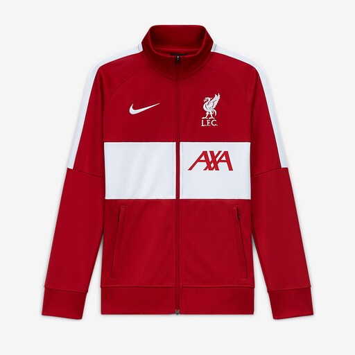Nike Liverpool 20/21 Kids I96 Anthem Track Jacket - Gym Red/White image 1 |