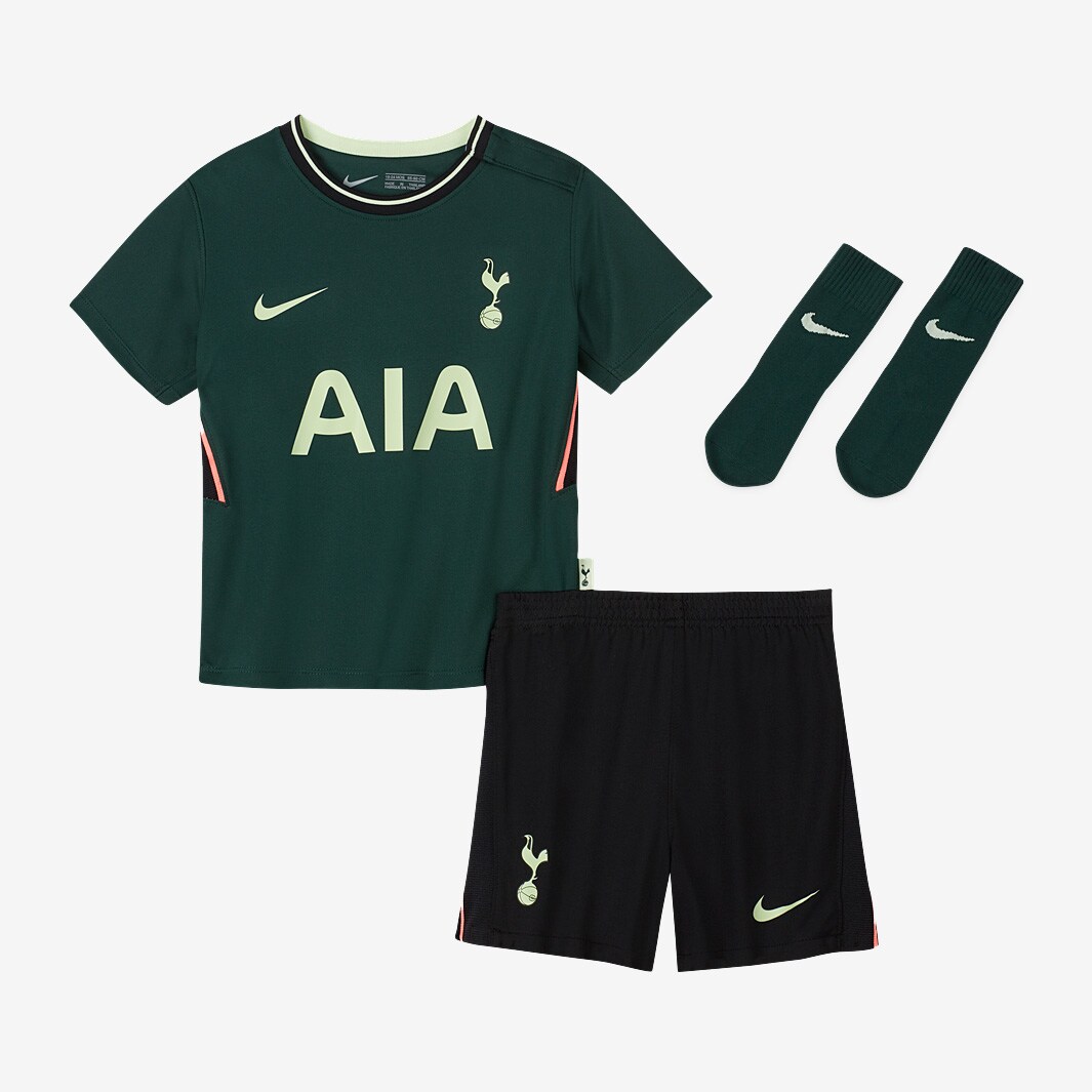 Nike Tottenham Hotspur 20/21 Infants Away Kit - Pro Green/Barely Volt ...