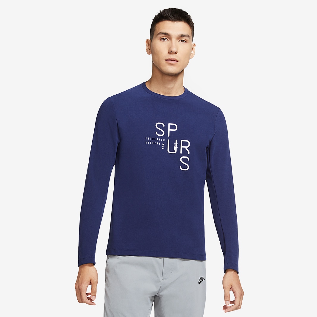 Camiseta Nike Tottenham Hotspur 20/21 NSW Tech Pack Crew ML Azul binario/BlancoEquipaciones