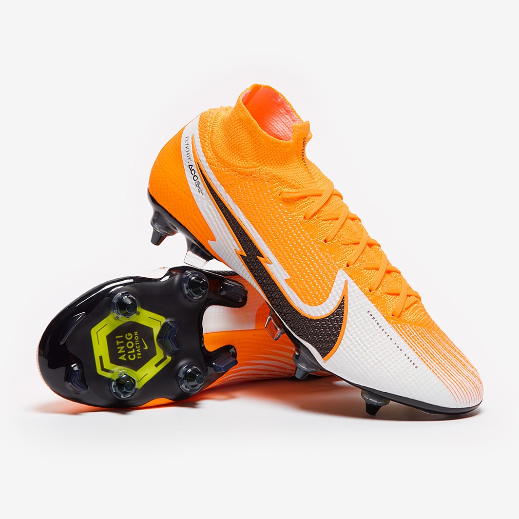 Nike Mercurial Superfly Elite SG-PRO Anti-Clog Laser Orange/Black/White/Laser Orange - Mens Boots - Soft Ground