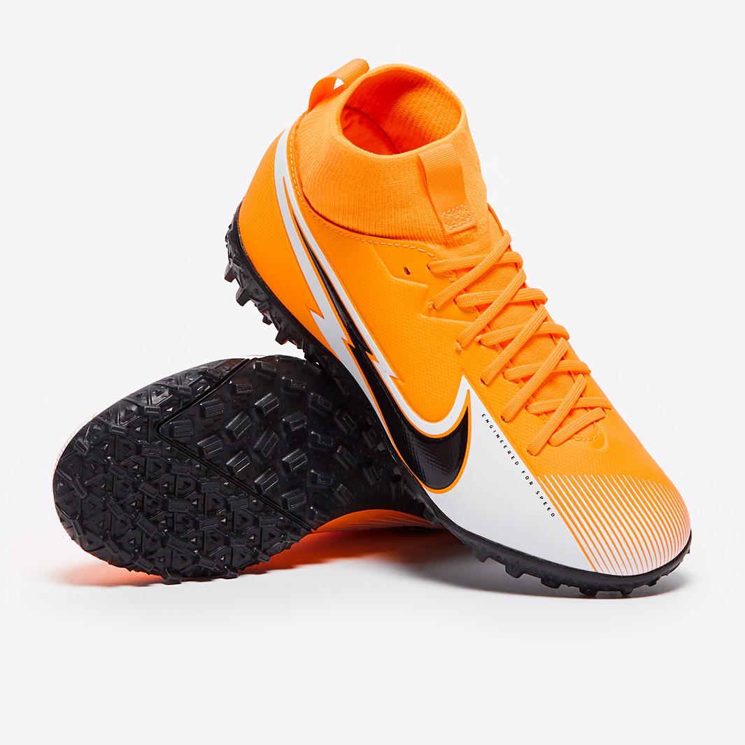 Nike Kids Mercurial Superfly VII Academy TF - Laser Orange/Black/White ...