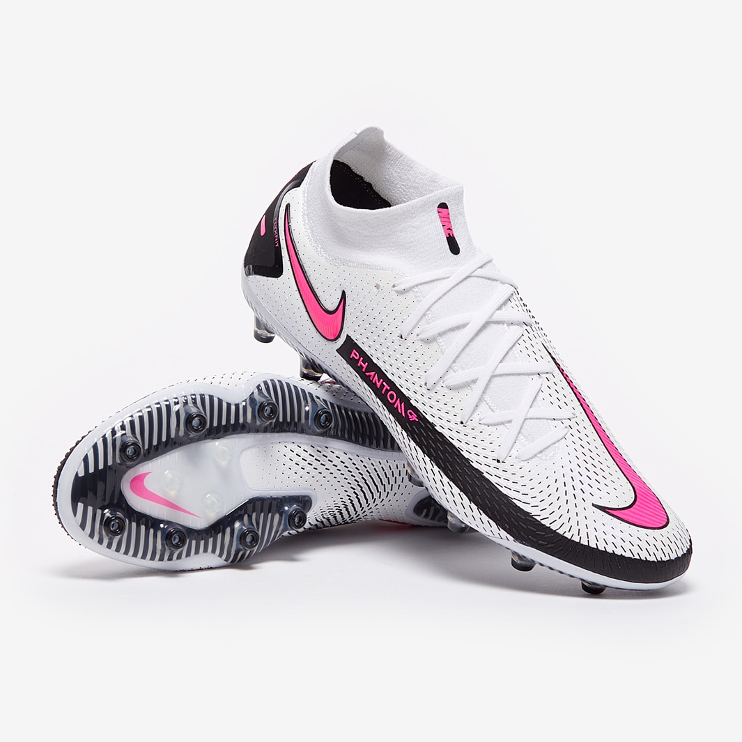 Grey and pink nike football boots on sale