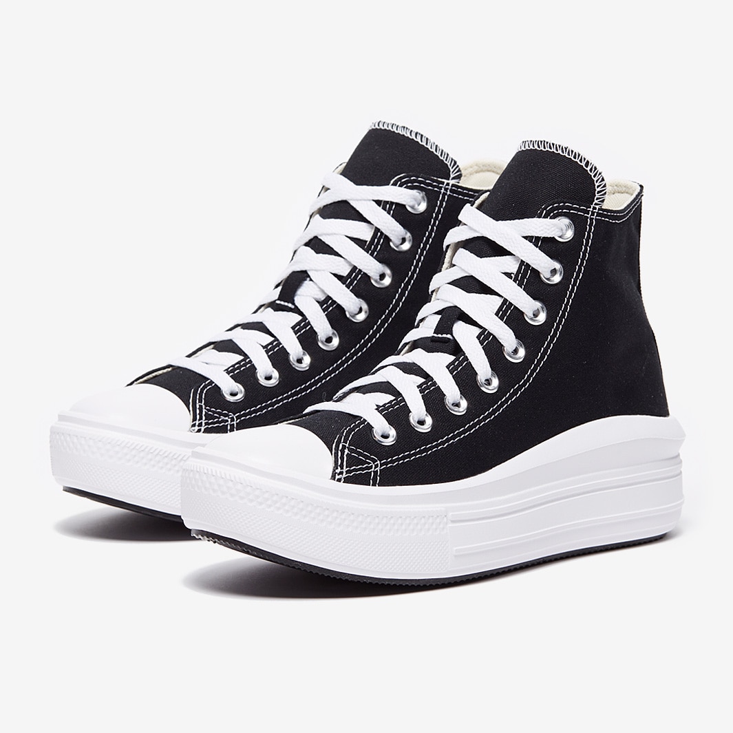 Converse Womens Chuck Taylor All Star Move Hi Black Natural Ivory