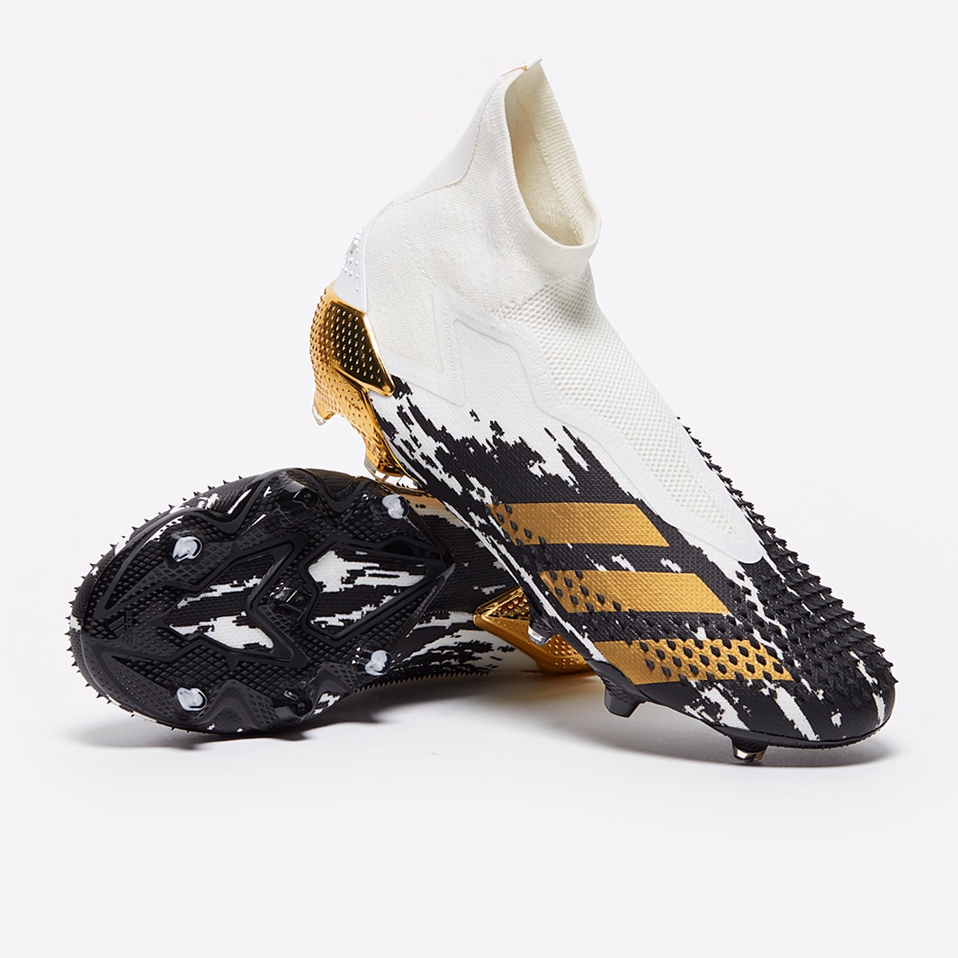 adidas football boots gold and white