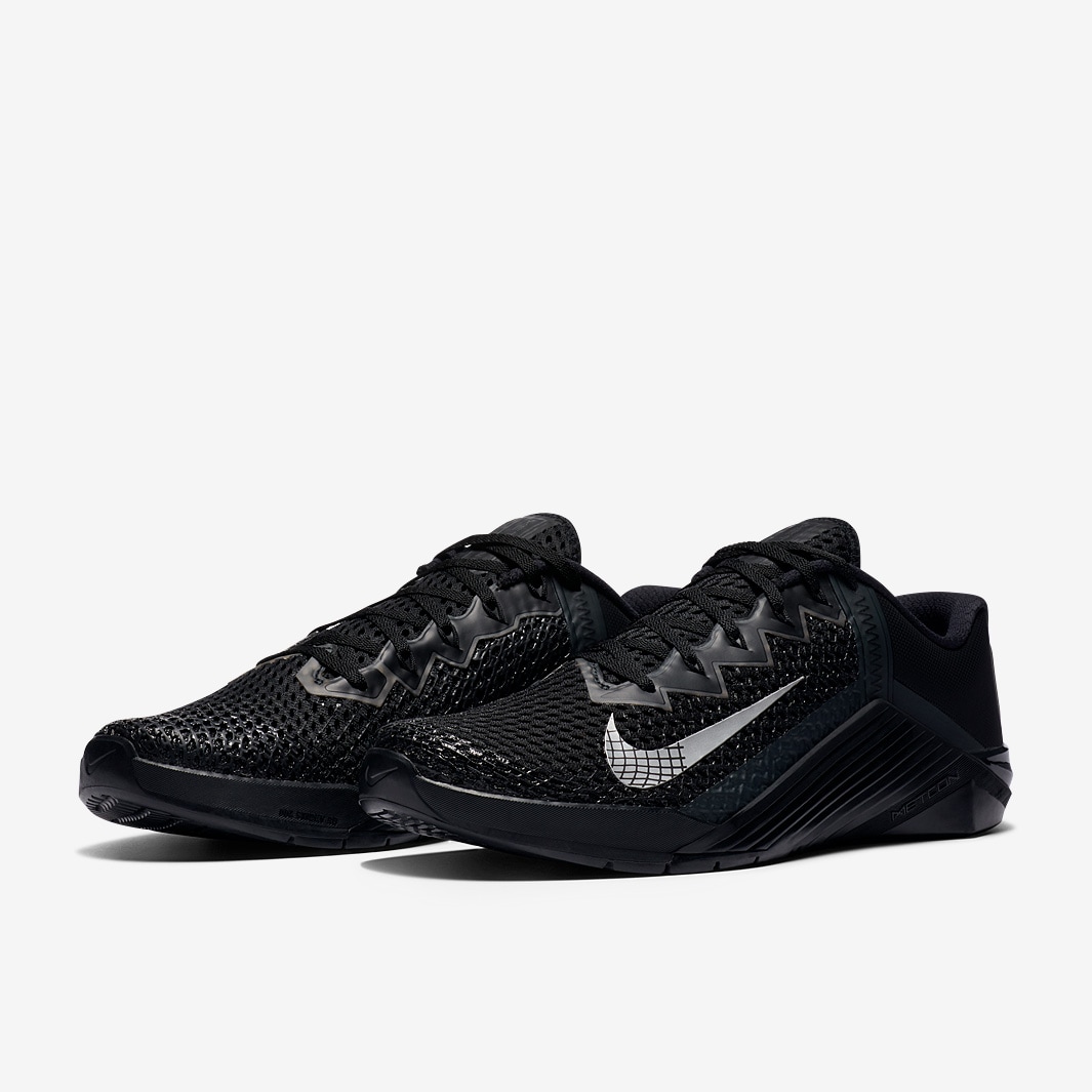 Nike Metcon 6 - Black/Metallic Silver-Anthracite - Mens Shoes
