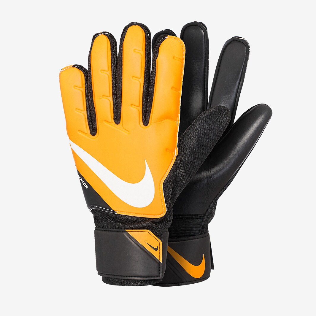Nike GK Match Black/Laser Orange/White Flat Palm Mens GK Gloves