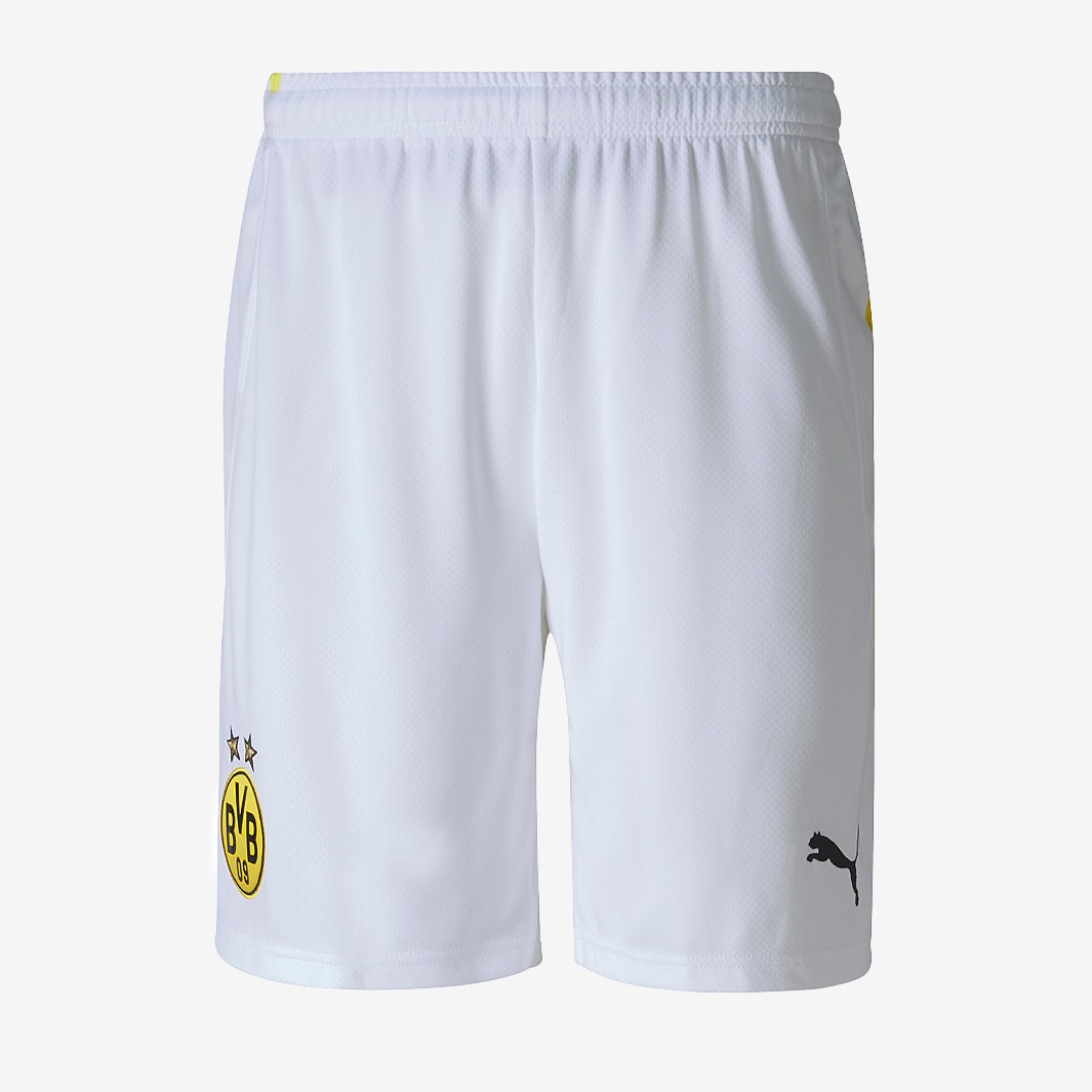 Pantalones cortos Borussia Dortmund Tercera equipación - Puma Blanco-Equipaciones oficiales para hombre | Pro:Direct Soccer