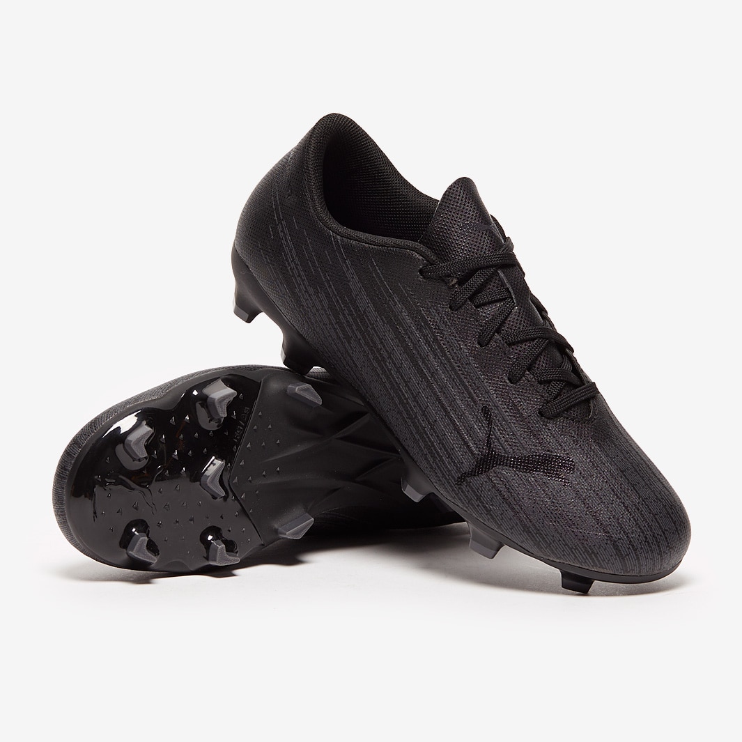 Puma Kids Ultra 4.1 FG/AG - Black/Black - Firm Ground - Junior Boots