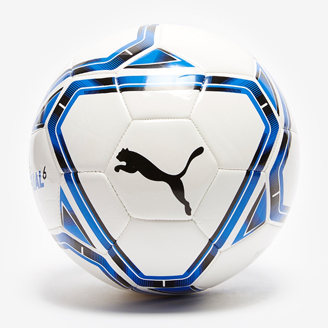 Puma teamFINAL 21.6 MS Ball White/Electric Blue Lemonade/Black