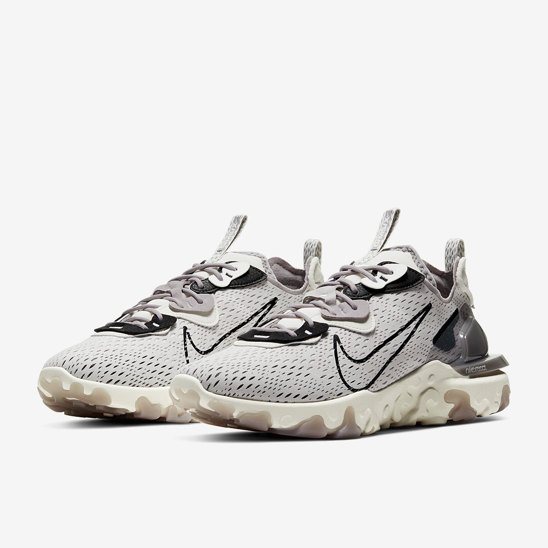 mens grey nike react vision
