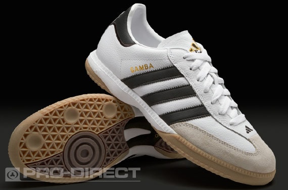 adidas Samba Millenium Soccer Shoes - White/Black