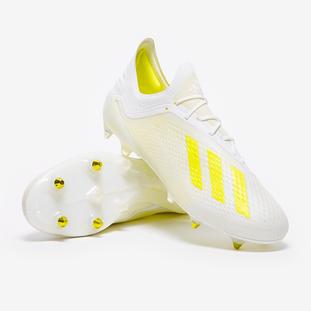 X 18.1 SG - White/Yellow - Soft Ground Mens | Pro:Direct Soccer