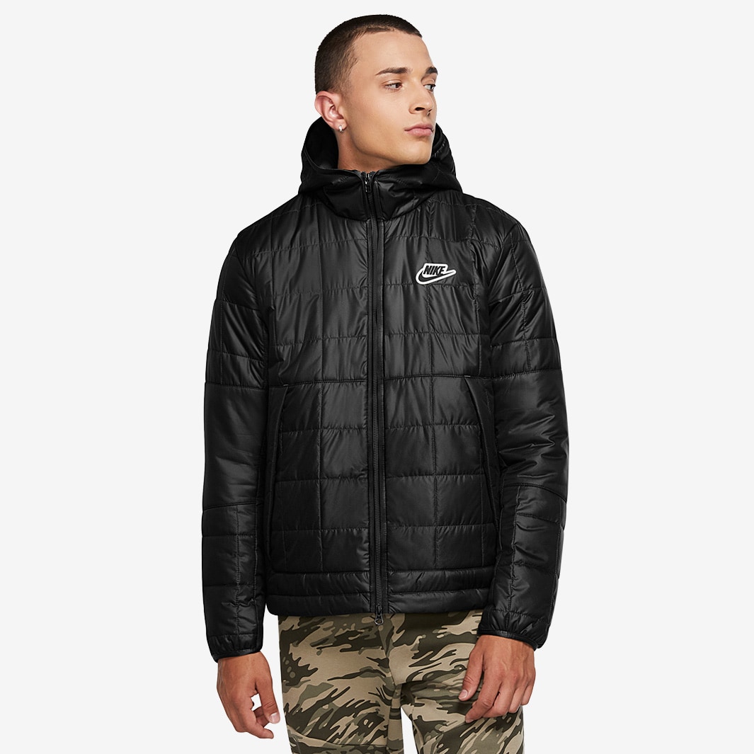 Nike Sportswear Fleece Jacket - Black - Tops - Mens Clothing