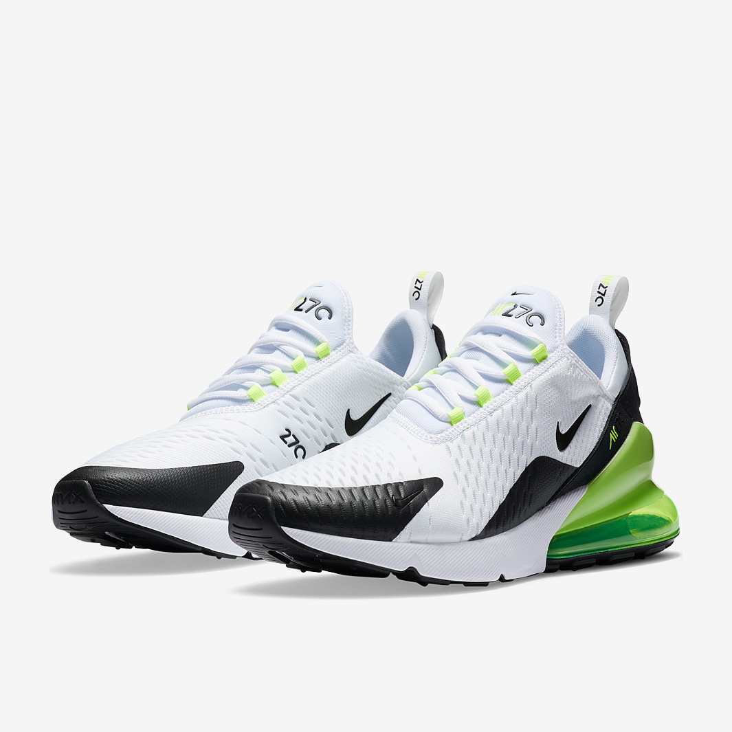 Nike Sportswear Air Max 270 - White/Black/Volt - Trainers - Mens Shoes ...