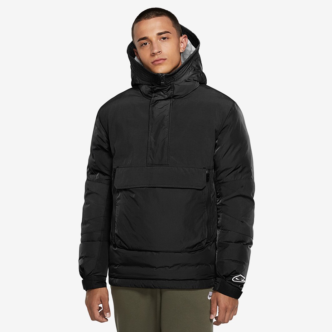 Nike Sportswear Anorak - Black/White - Tops - Mens Clothing | Pro ...