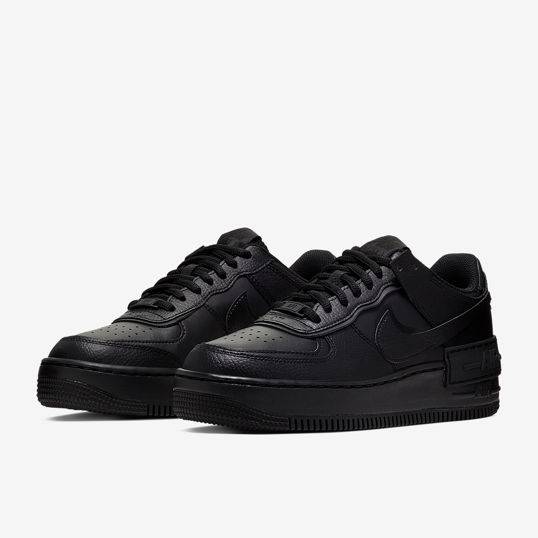 Nike Womens AF1 Shadow - Black/Black/Black - Trainers - Womens Shoes