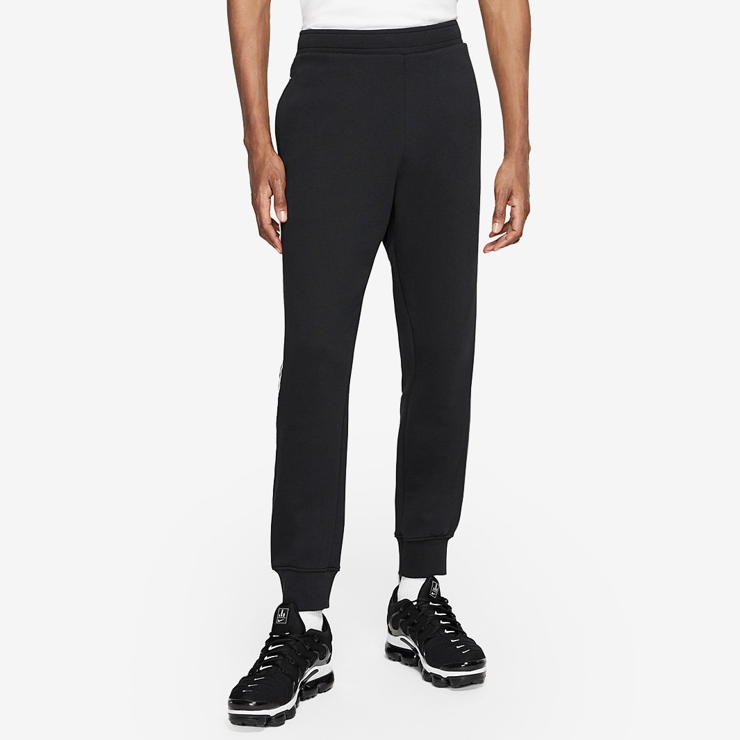 Nike Sportswear Swoosh Fleece Pant FT - Black/Black/White - Bottoms ...