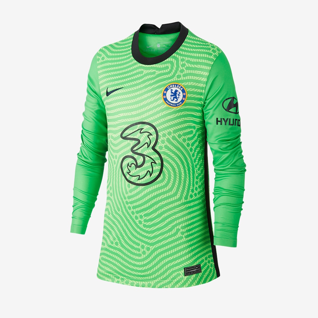 Carteles Tumor maligno Meandro Camiseta de portero Nike Chelsea 20/21 Stadium Primera equipación para niños  -Ropa oficial para niños - Verde | Pro:Direct Soccer