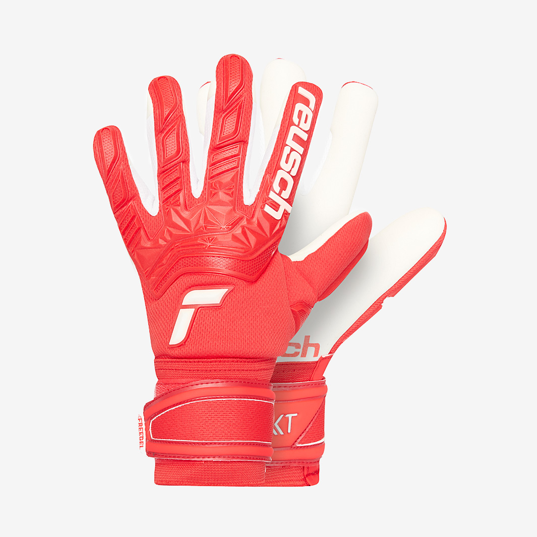 Reusch Attrakt Freegel Silver NC Junior – Gants De Gardien De But Enfant – Adhérence & Confort Optimal