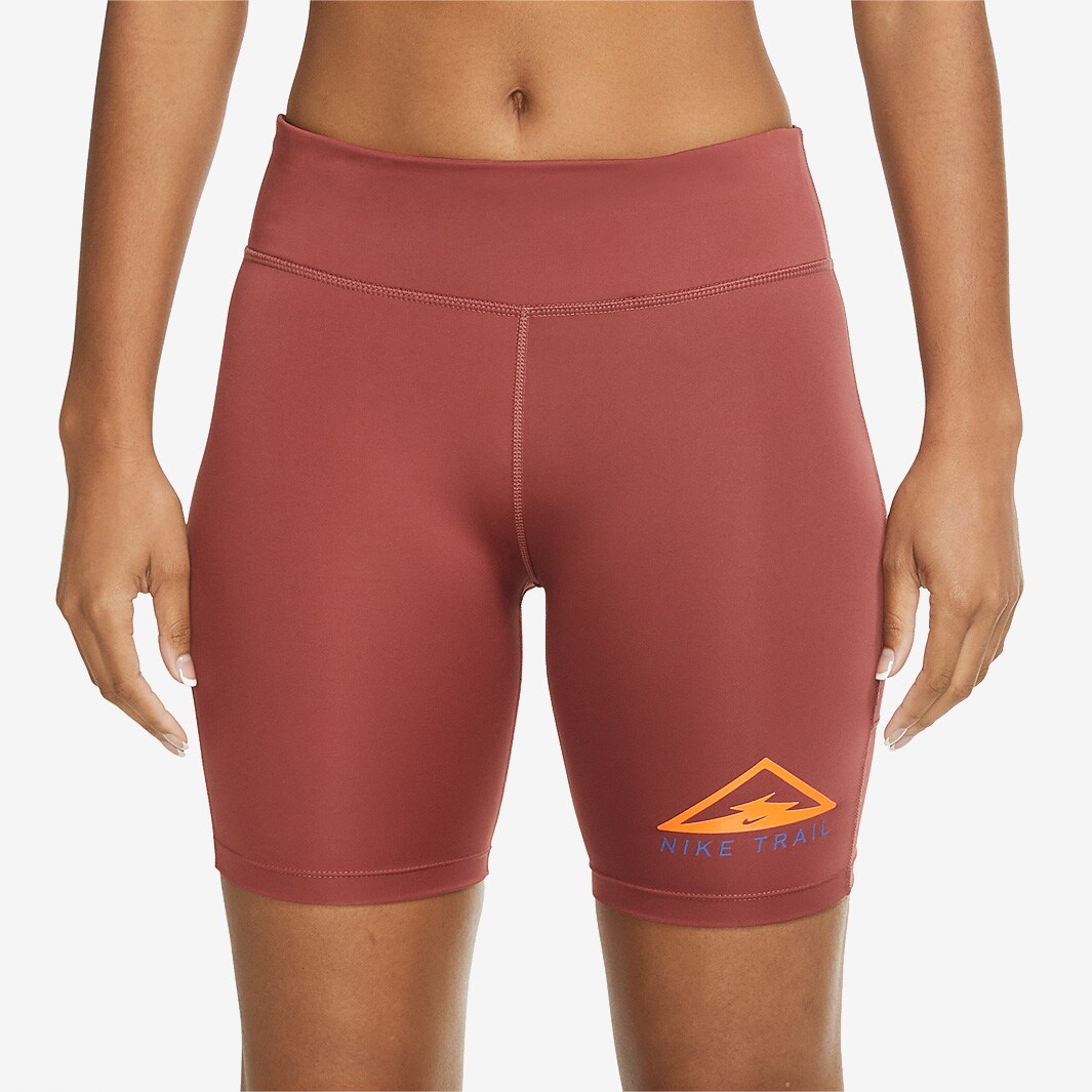 N ike Womens Fast Trail Short Claystone Red/Reflective Silv