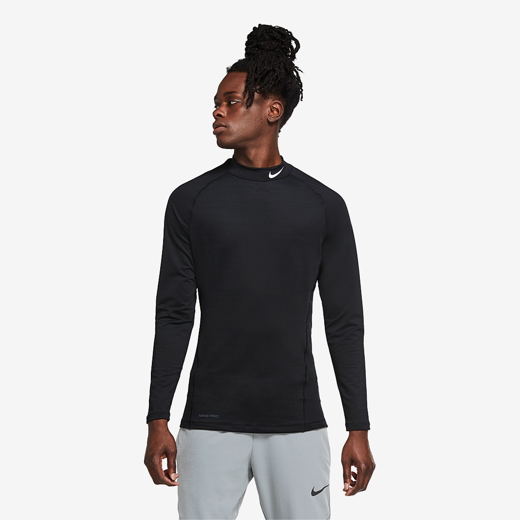 barato Adivinar pedir Camiseta ML Nike Pro Warm - Negro/Blanco - Negro/Blanco - Ropa para hombre  | Pro:Direct Soccer