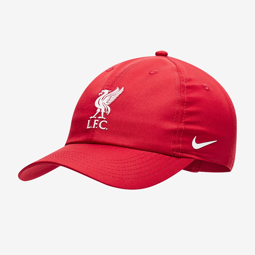 Gorra Nike Liverpool H86 -Equipaciones oficiales para niños-Rojo/Blanco | Pro:Direct Soccer