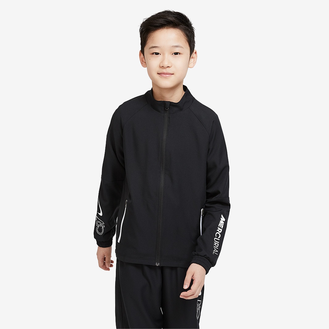 Nike Kids CR7 Woven Tracksuit - Black/White/Iridescent - Boys Clothing ...