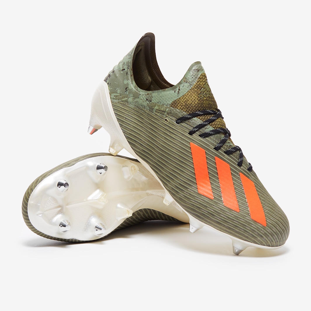 adidas X 19.1 SG - Legacy Green/Solar Orange/Chalk - Soft Ground - Mens ...