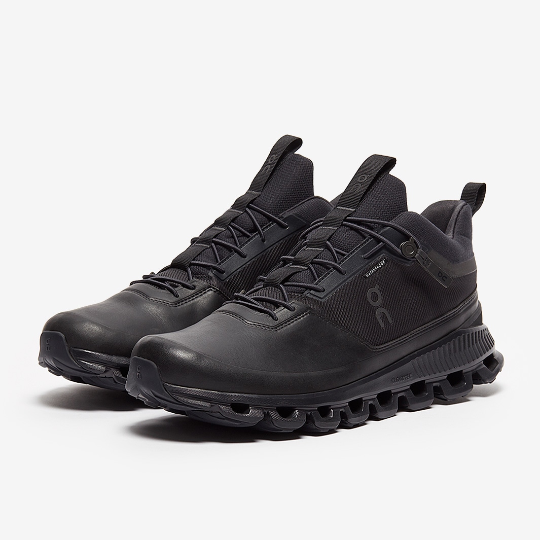 On Cloud Hi Waterproof - All Black - Trainers - Mens Shoes | Pro:Direct ...