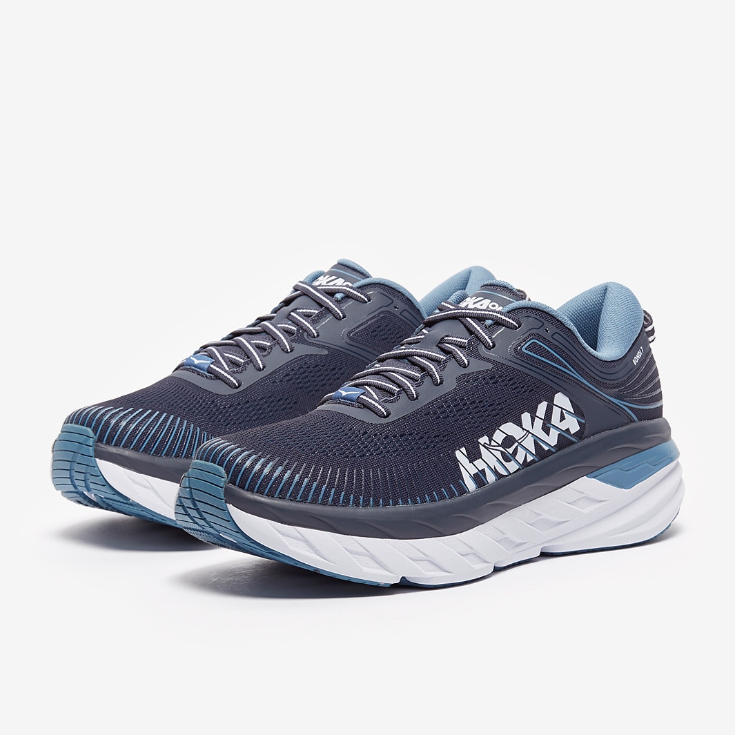 Hoka One One Bondi 7 Ombre Blue Provincial Men Shoes 1110518-OBPB Size 11