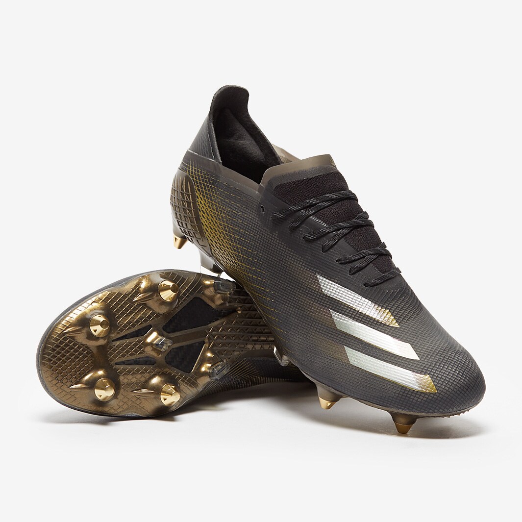 adidas X Ghosted .1 SG - Core Black/Silver Metallic/Metallic Gold ...