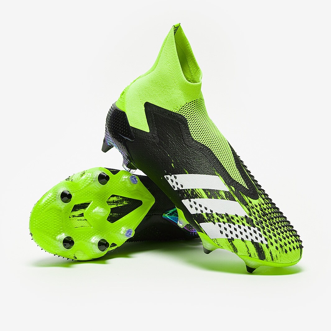adidas Predator SG - Signal Green/White/Core Black - Soft Ground - Mens Boots